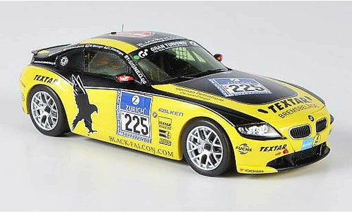 Bmw Z4 course 1/43 Minichamps E89 nero Falken TeaNo.225 24h Nurburgring 2011 modellini auto