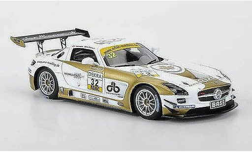 Mercedes SLS GT3 1/43 Minichamps AMG No.32 Heico Motorsport D.Baumann / H.Proczyk ADAC GT Masters 2011 modellini auto