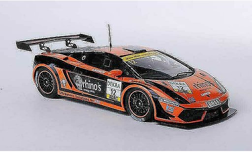 Lamborghini Gallardo LP600 1/43 Minichamps 2011 No.12 Team Rhinos Leipert MS ADAC GT Masters modellini auto