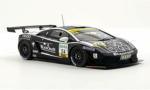 Lamborghini Gallardo LP600-4 1/43 Minichamps No.24 Reiter Engineering M.A.Hayek / P.Kox ADAC GT Masters-Saison 2011 modellini auto