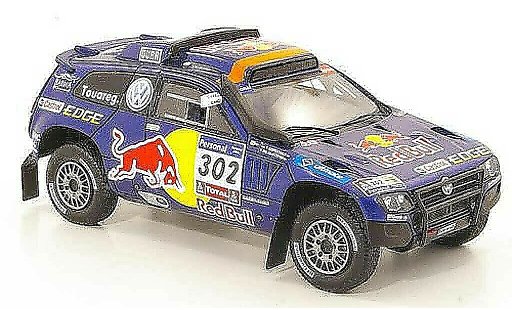 Volkswagen Touareg Dakar 1/43 Spark Race 3 No.302 Red Bull Rally 2011 modellini auto