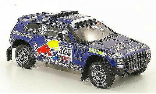 Volkswagen Touareg Dakar 1/43 Spark Race 3 No.308 Red Bull Mobile Rally 2011 modellini auto