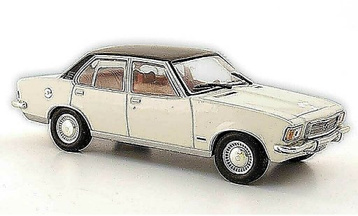 Opel Rekord D 1/43 Hachette 2100 Diesel bianco/nero (ohne Magazin) 1973 modellini auto