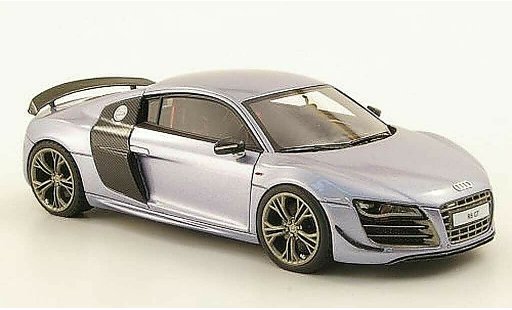 Audi R8 gt 1/43 Look Smart grigio blu modellini auto