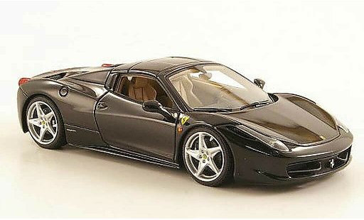 Ferrari 458 Italia Spider 1/43 Look Smart nero Hard Top modellini auto