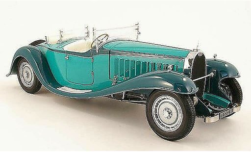 Bugatti Roadster Esders roadster 1/18 Bauer verde 1932 modellini auto