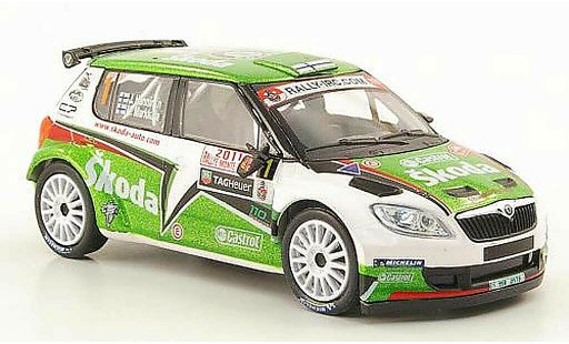 Skoda Fabia S2000 1/43 Abrex No.1 Hanninen/Markkula Rally Monte Carlo 2011 modellini auto