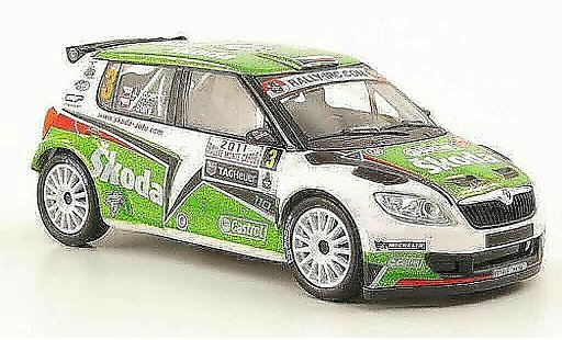 Skoda Fabia S2000 1/43 Abrex No.3 Kopecky/Stary Rally Monte Carlo 2011 modellini auto