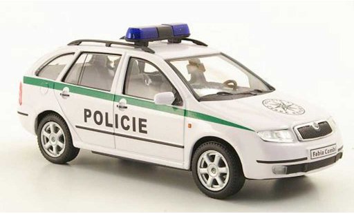 Skoda Fabia Police 1/43 Abrex Policie Polizia Tschechien modellini auto