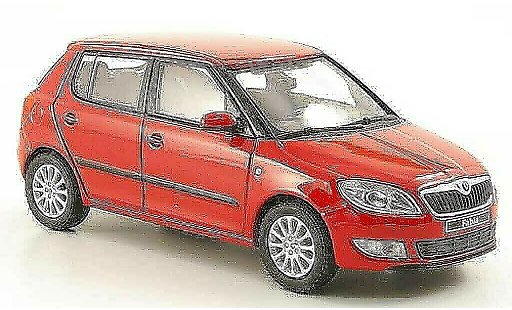 Skoda Fabia Base 1/43 Abrex rosso 2010 modellini auto