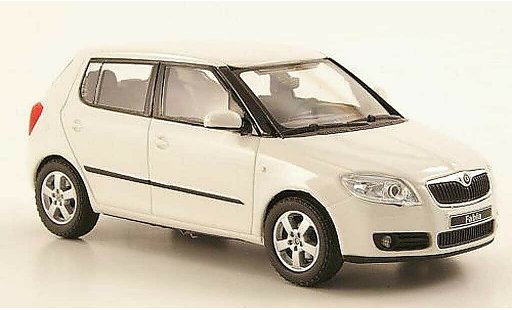 Skoda Fabia Base 1/43 Abrex bianco 2006 modellini auto