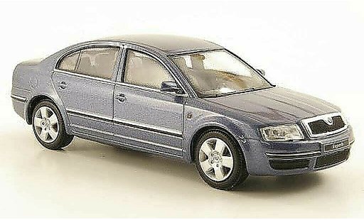Skoda Superb Base 1/43 Abrex grigioblu modellini auto
