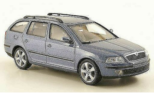 Skoda Octavia Combi 1/43 Abrex blugrigio modellini auto