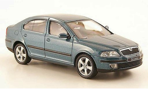Skoda Octavia Limousine 1/43 Abrex Berlina blu modellini auto