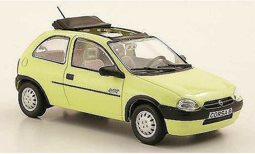 Opel Corsa B Swing 1/43 Hachette B giallo (ohne Magazin) 1993 modellini auto