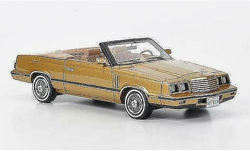 Dodge 600 Cabriolet 1/43 American Excellence Convertibile gold limitata edition 1984 modellini auto