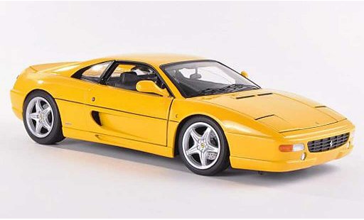 Ferrari F355 Berlinetta 1/18 Hot Wheels Elite Berlina giallo (Elite) modellini auto
