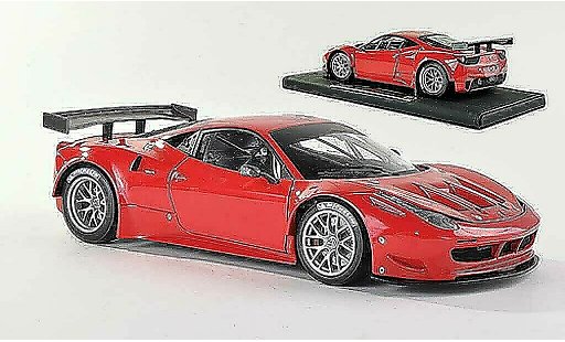 Ferrari 458 Italia GT2 1/18 Hot Wheels Elite rosso Presentationsfahrzeug (Elite Special) modellini auto