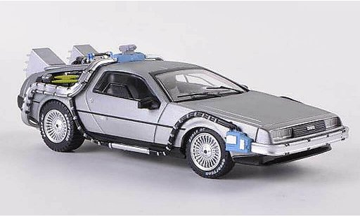 De Lorean futur I Time Machine 1/43 Hot Wheels Elite DMC-12 Back to the Future modellini auto