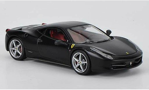 Ferrari 458 Italia 1/43 Hot Wheels Elite opaconero modellini auto