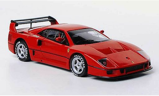 Ferrari F40 Test Car 1/43 Hot Wheels Elite Competizione Presentationsfahrzeug rosso modellini auto
