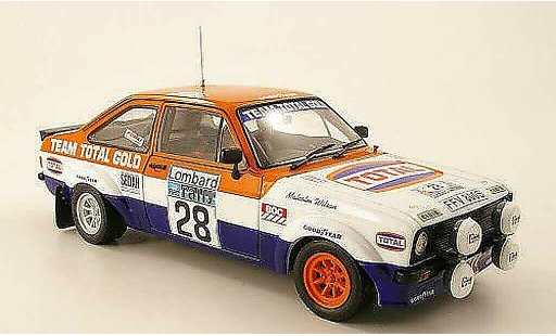 Ford Escort Rally 1/18 Sun Star 1800 No.28 Total RAC 1979 M.Wilson / T.Harryman modellini auto