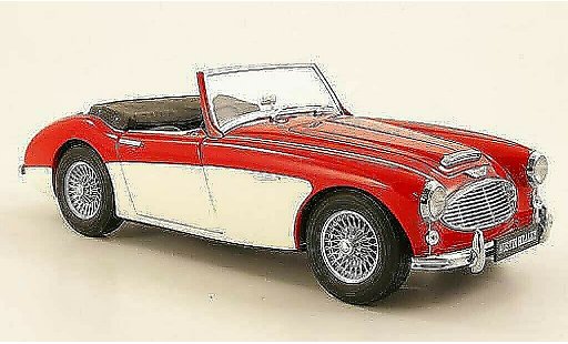 Austin Healey 3000 roadster 1/18 Kyosho MK1 rosso/bianco 1959 modellini auto