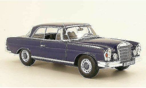 Mercedes 280 1969 1/18 Norev SE Coupe (W111) blu modellini auto