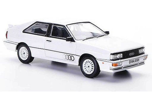 Audi Quattro coupe 1/43 Vanguards MkII bianco RHD 1987 modellini auto
