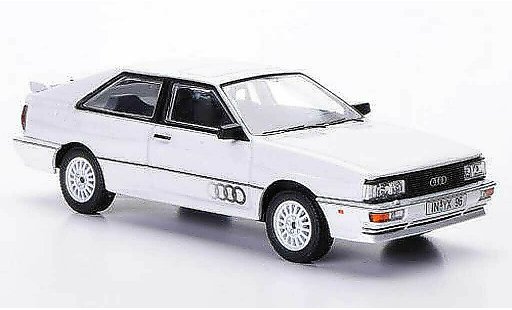 Audi Quattro coupe 1/43 Vanguards MkII bianco LHD 1987 modellini auto