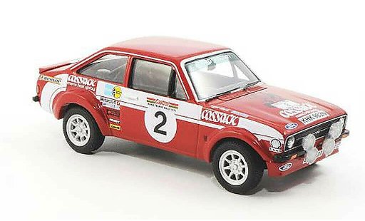 Ford Escort RS 1800 1/43 Vanguards MkII No.2 Cossack R.Clark / J.Porter Manx Rally 1975 modellini auto