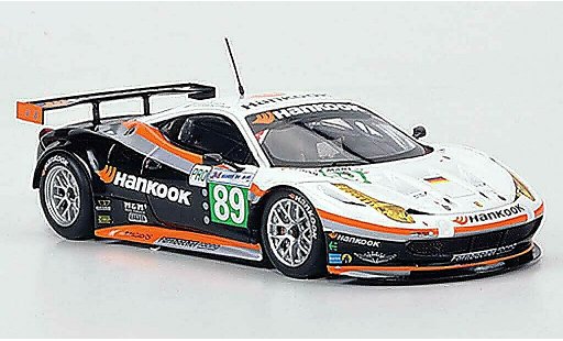 Ferrari 458 Italia GT2 1/43 Fujimi No.89 Hankook Team Farnbacher 24h Le Mans 2011 modellini auto