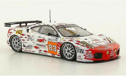 Ferrari F430 GTC 1/43 Fujimi No.83 Team JMB Racing M.Rodrigues / J.-M.Menahem / N.Marroc 24h Le Mans 2011 modellini auto