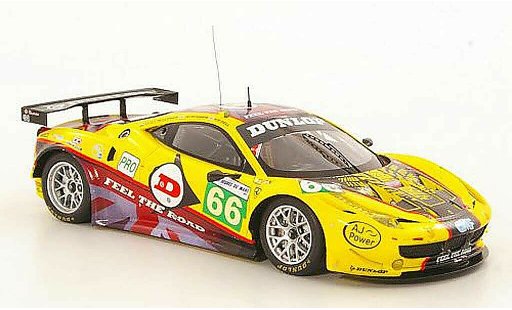 Ferrari 458 Italia GT2 1/43 Fujimi No.66 JMW Motorsport 24h Le Mans 2011 modellini auto