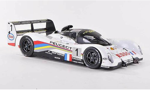Peugeot 905 1993 1/18 Norev No.1 Esso 24h Le Mans Y.Dalmas/T.Boutsen/T.Fabi modellini auto