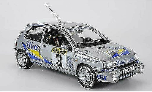Renault Clio 16S 1/18 Norev No.3 Diac Ragnotti / Thimonier Rally Grasse Alpin 1991 modellini auto