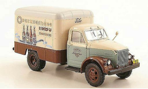 Gaz 51 Kasten 1/43 DIP Models Furgone Bier 1950 modellini auto