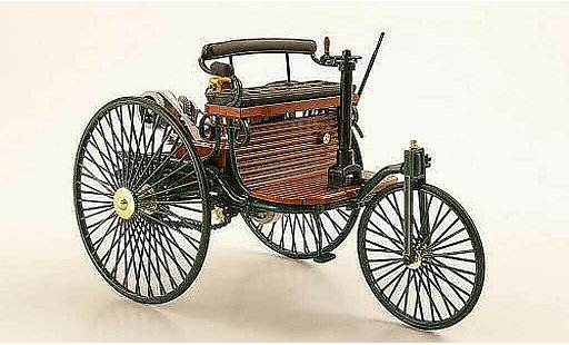 Mercedes Patent Base 1/18 Norev Benz Motorwagen verde modellini auto