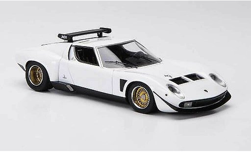 Lamborghini Miura Jota 1/43 FrontiArt SVR bianco 1972 modellini auto