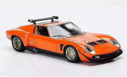 Lamborghini Miura Jota 1/43 FrontiArt SVR orange 1972 modellini auto