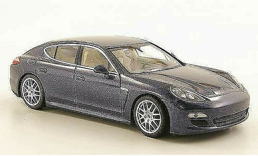 Porsche Panamera 4S 1/43 Minichamps blu 2010 modellini auto