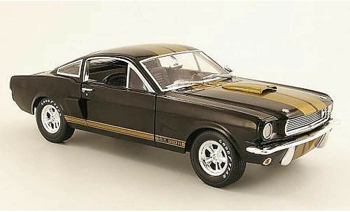 Shelby GT 350 1966 1/18 Shelby Collectibles H nero/or modellini auto