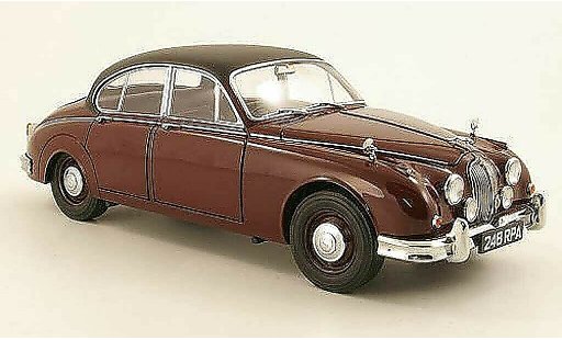 Jaguar MK 2 1/18 Model Icons Inspector Morse rosso/nero RHD modellini auto