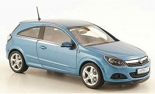 Opel Astra GTC 1/43 Minichamps H blu 3-Turer modellini auto