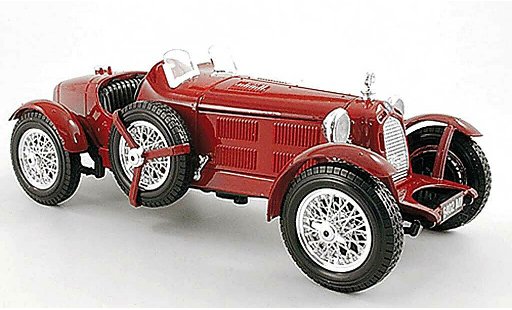 Alfa Romeo 8C 2300 1/18 Burago Monza rosso modellini auto