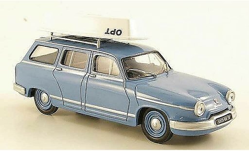 Panhard PL 17 Break 1/43 Eligor Station wagon blu avec Boot modellini auto