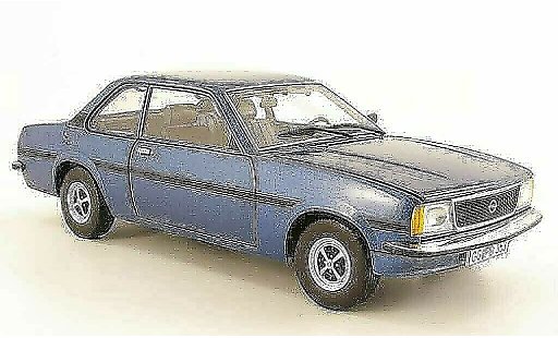 Opel Ascona B B 1/18 Sun Star SR blu 1975 modellini auto