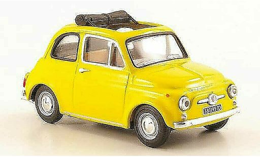 Fiat 500 F 1/43 Vitesse giallo apertoes Rolltetto 1965 modellini auto