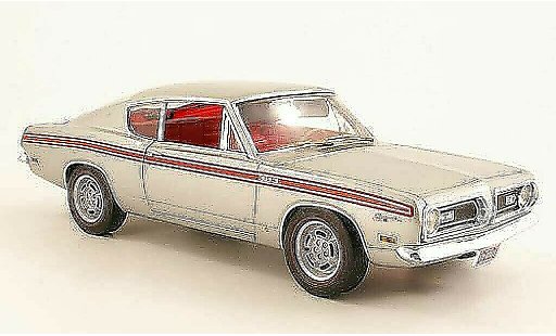 Plymouth Barracuda 1969 1/18 Highway 61 383 Formula S grigio metallisee modellini auto