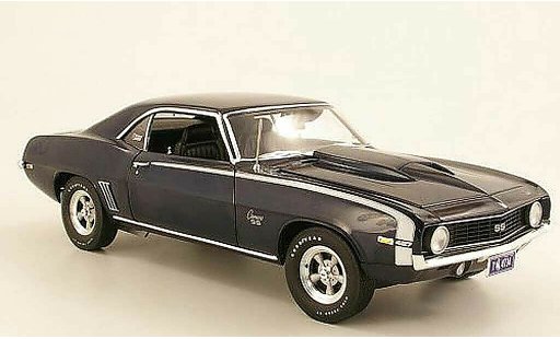 Chevrolet Camaro Z28 1/18 Highway 61 Baldwin Motion blu 1969 modellini auto